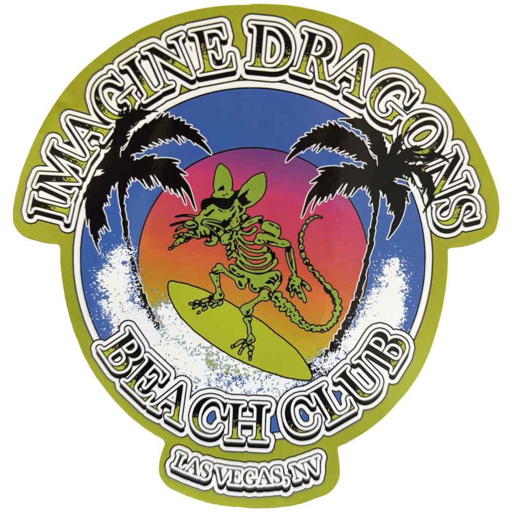 Imagine Dragons - Beach Club Sticker - Multicolours